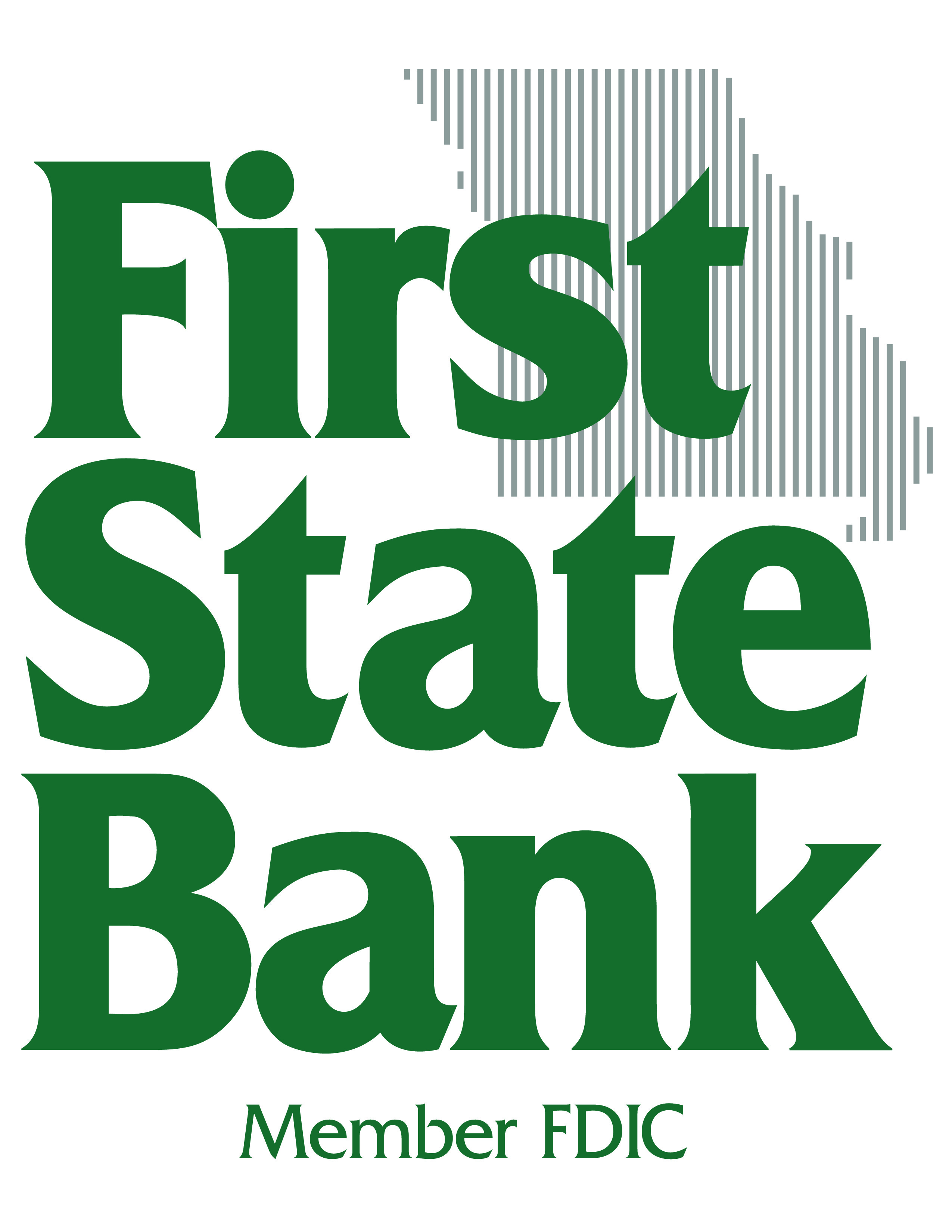 First state. USA Banks logo.